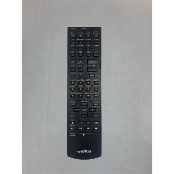 YAMAHA RAV242 Audio Remote Control VE18590 For RX-V1300 RX-V2300 Tested OEM - Picture 1 of 2